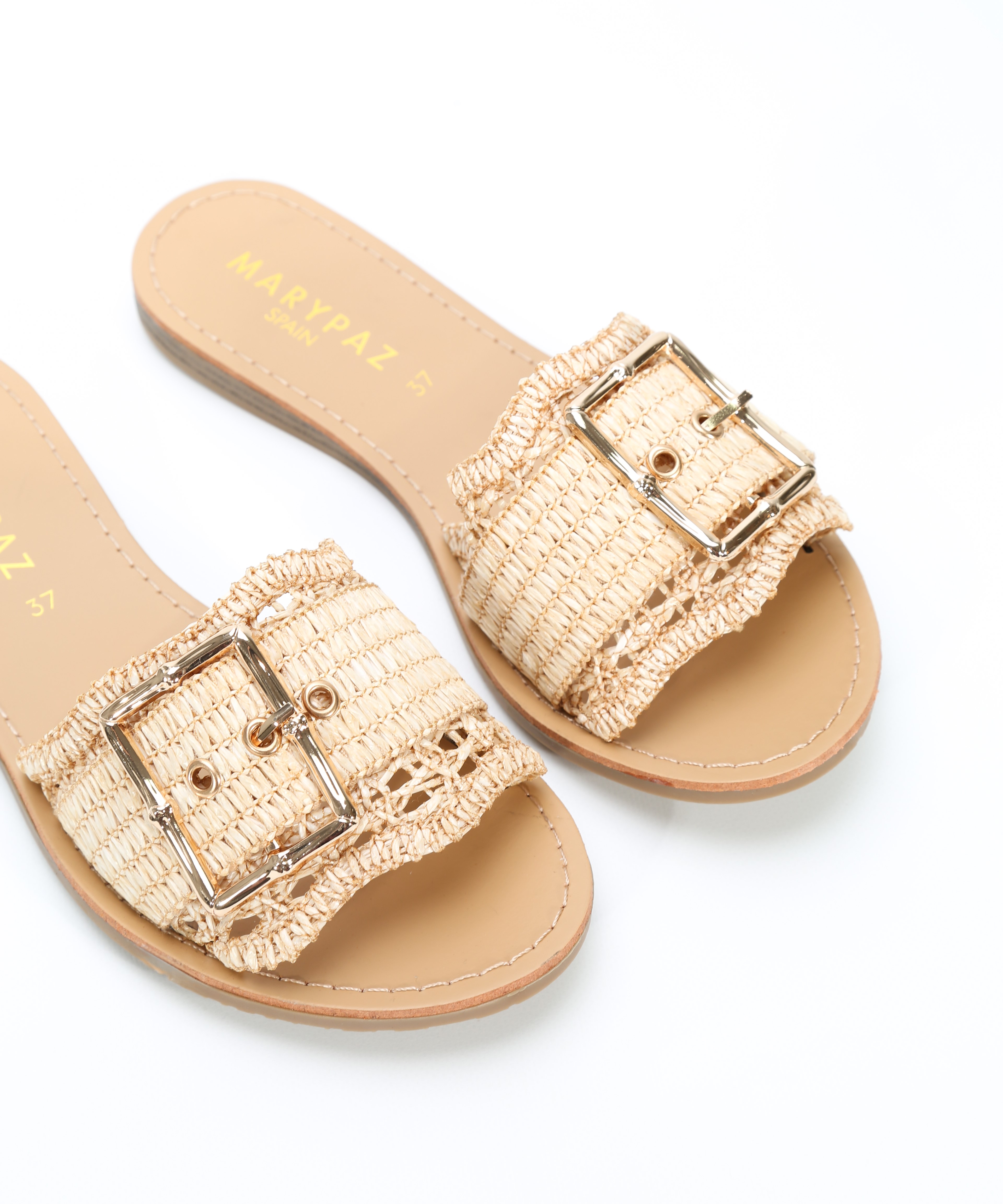 Sandalias planas hebilla